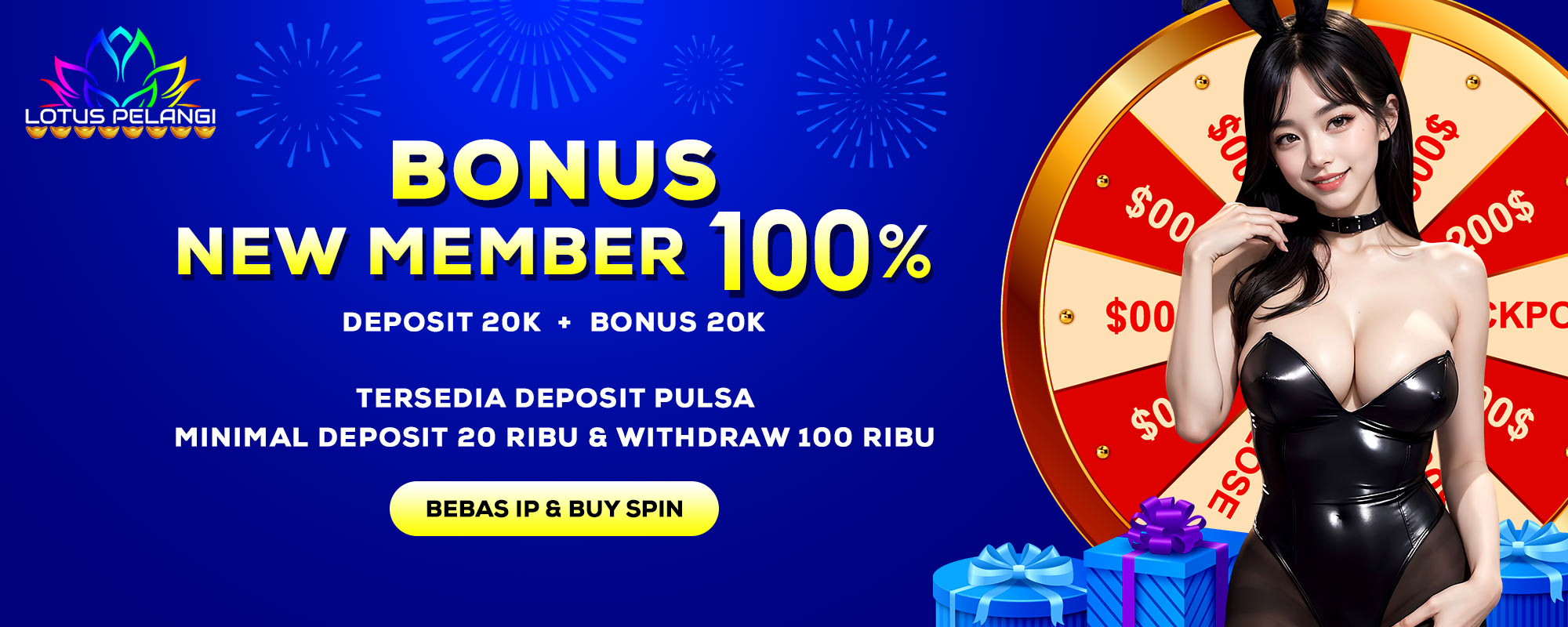 Bonus New Member Deposit Pulsa Tanpa Potongan